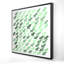 Toile minimaliste Neo Mint - motif vert x décoration intérieure