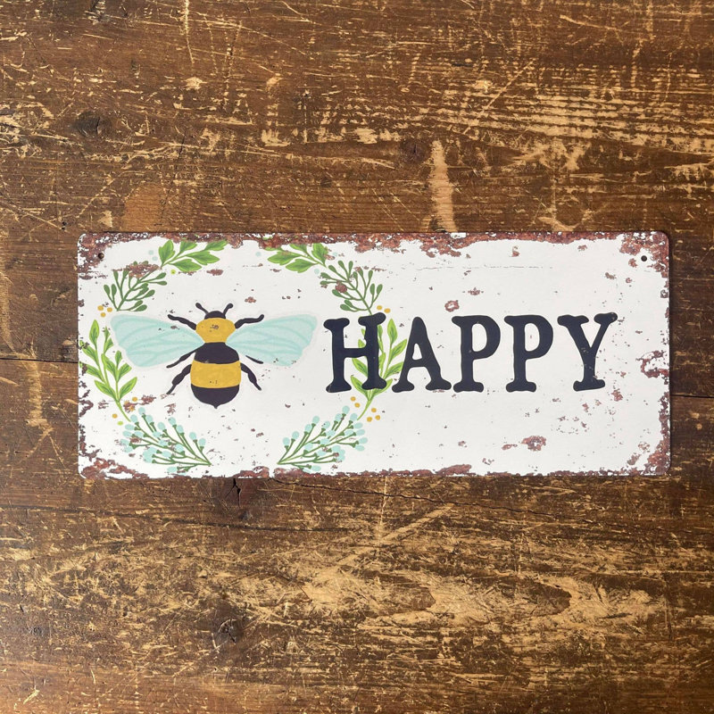 L1071 Handmade Wall Decor on Metal, 30cm H x 60cm W