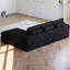 Canapé modulaire en velours côtelé en forme de L de 99 pouces avec installation à double coussin, fonction de soutien pour oreiller de cou, particules d'éponge à haute densité à rebond lent, armature en fer, aucune installation,-121106434