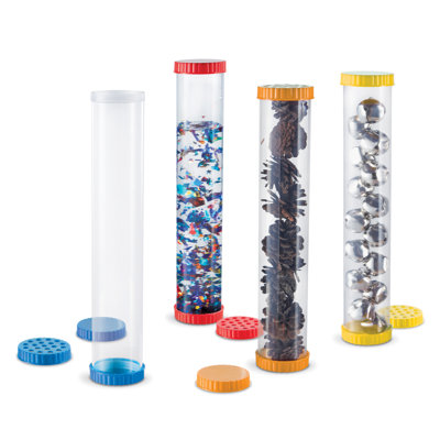 Tubes sensoriels de science primaire, ensemble de 4