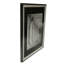 Cadre photo moderne en relief noir