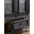 Mid-Century Style Solid Wood Tempered Glass Sideboard
