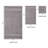 6 Piece Bath Towel Set 100% Cotton, Soft and Absorbent, Charcoal Gray-846893158