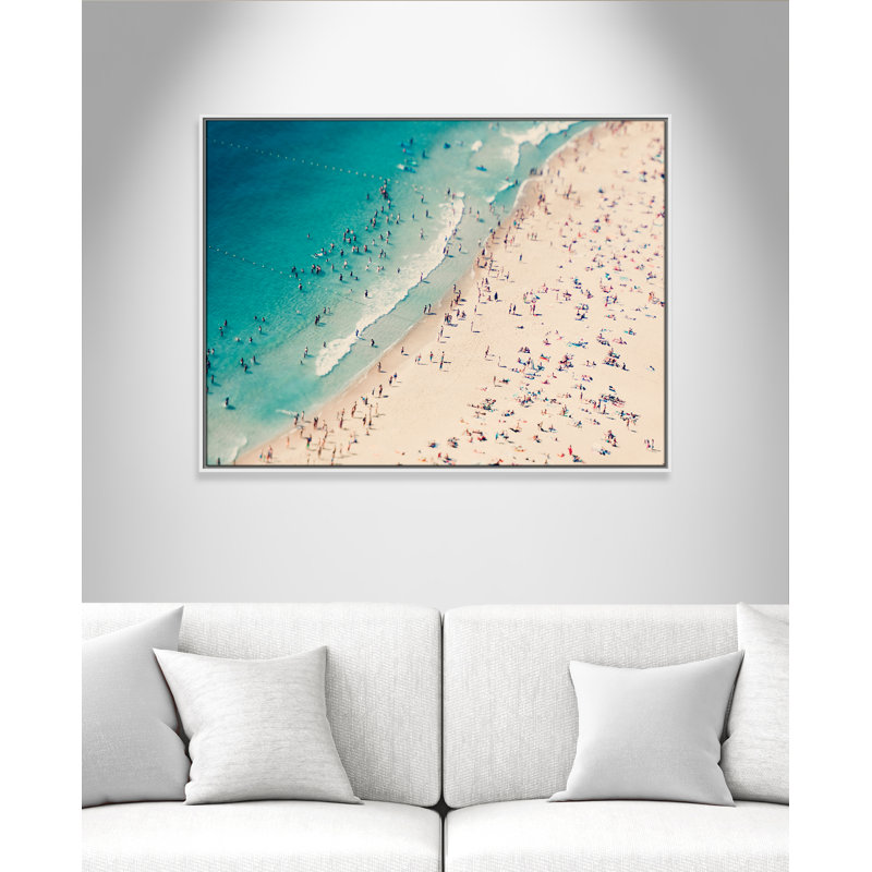 Shamir Summer Fun I - reproduction de photo, H 31,5 po x l 41,5 po x P 2 po, Toile avec cadre blanc