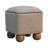 Rexine Upholstered Ottoman
