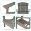 Chaise Adirondack en plastique Lall-183862277
