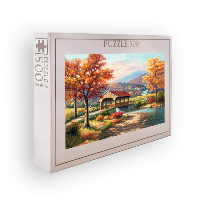 500-Piece Puzzle, 100% Cardboard, 18.9 x 13.4 inches | Box Size: 13.2 x 9.1 x 2.0 inches | Perfect for Family Fun & Relaxation, High-Quality, Durable Pieces for Easy Assembly, Ideal Gift for Puzzle Lovers