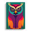 XC1022-1619X Colourful Owl Art No.2 Abstract - Wrapped Canvas Print-1058218470
