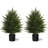 25?Cute Artificial  Cedar Potted Plant A Set