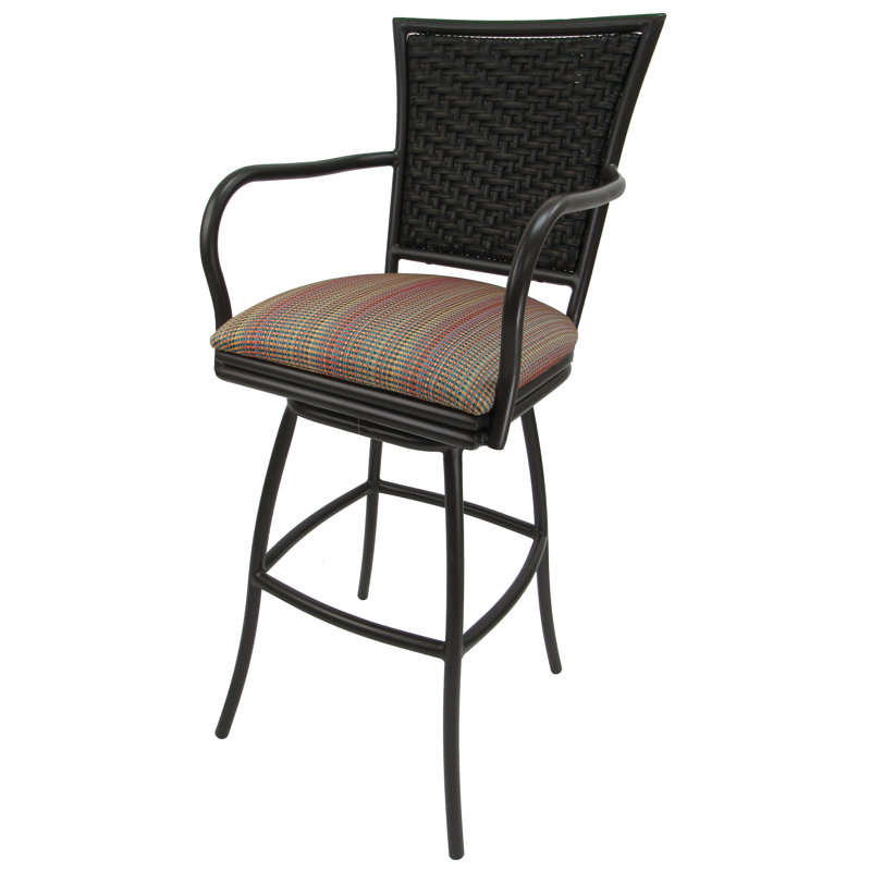 Aluminum Outdoor 30.00'' Bar Stool, Multi Sun