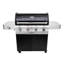 Sabre 4-Burner Infrared Propane Gas Grill, Black