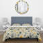 Ensemble de housse de couette Floral - sérénité blanche et bleue-286440262-483307047