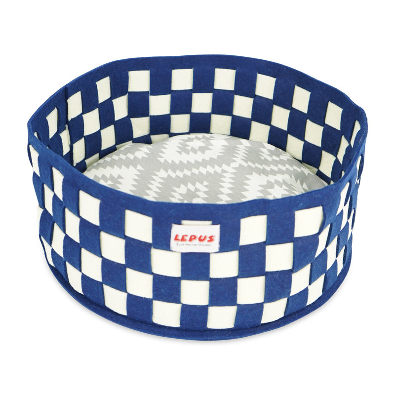 Lit orthopédique pour chat, Bleu