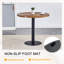 Ensemble de table de salle à manger pour 2 personnes avec table ronde de 31,5 po et 2 chaises rembourrées-115832650-115678530