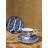 Blue Floral Teacup & Saucer Set