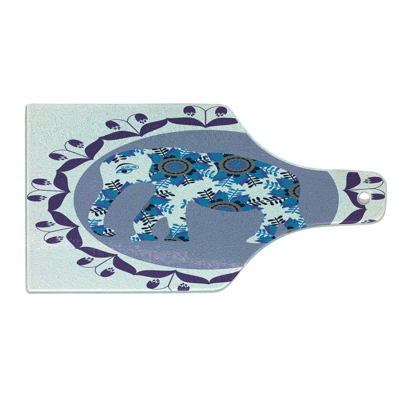 Planche à découper en verre trempé Ambesonne