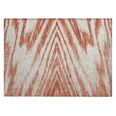  Machine Washable Indoor/Outdoor Chantille ACN876 Black Rug
