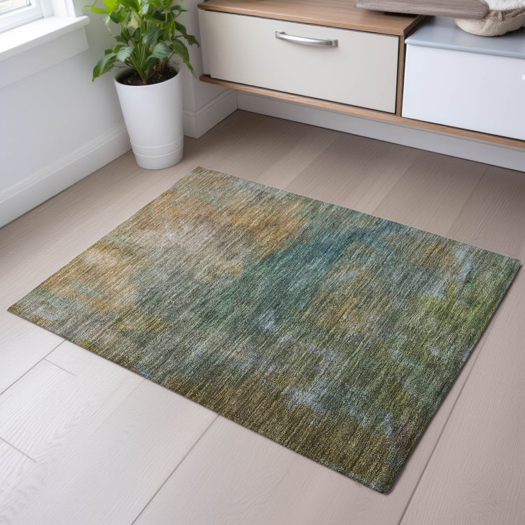 Premium Machine Washable Dahl AMF1073 Abstract Rug