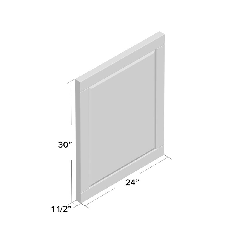 Miroir mural Pichardo, Blanc