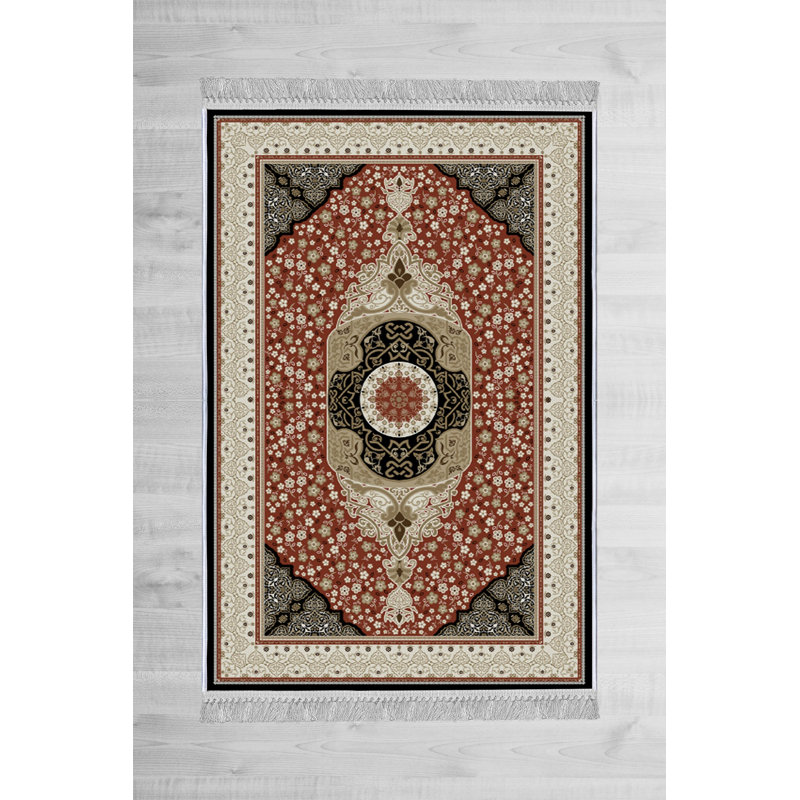 Luxurious Non-Slip Woven Carpet, 100% Velvet Fabric, 31.5 x 47.2 inches | Antibacterial, 13.5 mm Total Height, Machine Washable | Ideal for Living Room, Bedroom & Home Decor, Soft & Durable Design
