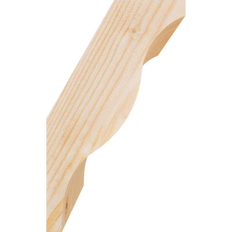 Attelle de genou Funston, Sapin de Douglas, Lisse, H 10 po x l 5,5 po x P 6 po