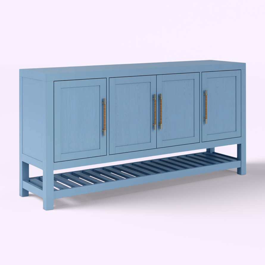 Buffet bleu clair