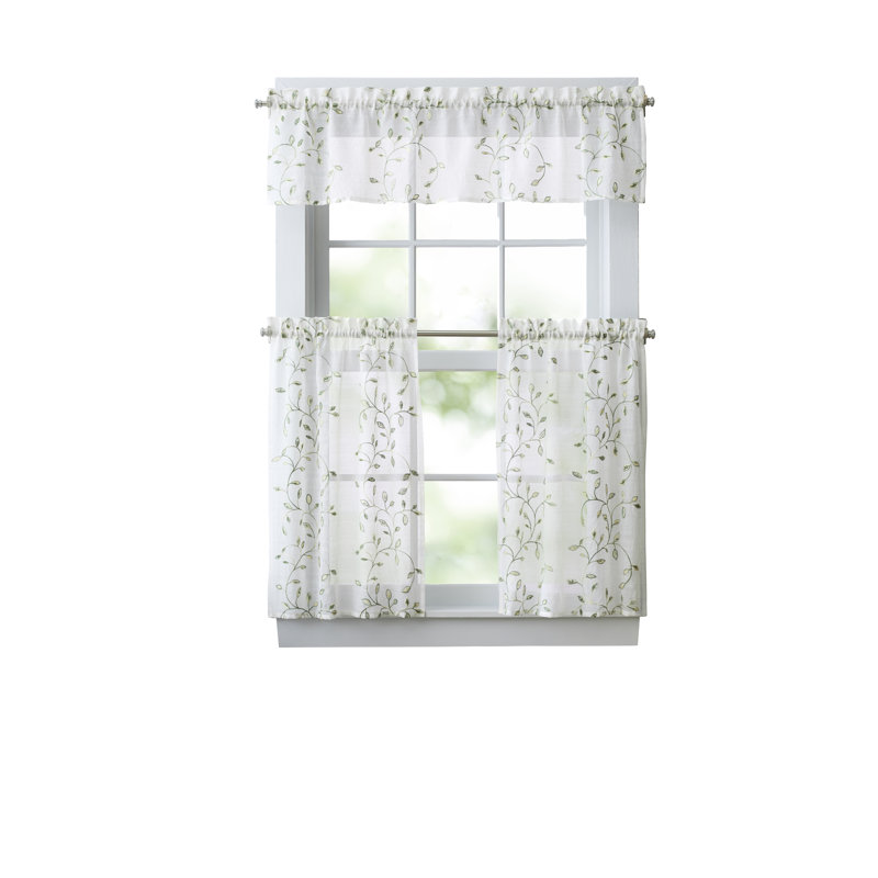 Broderie Durham Val & tiers blanc / vert