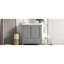 Armoire de rangement pour salle de bain 30 po, gris, bois massif, évier simple, 2 portes, 1 tiroir fonctionnel, applicable en gris. Meuble-lavabo avec portes. 2 portes et 1 rangement, en bois-523302589-523302590