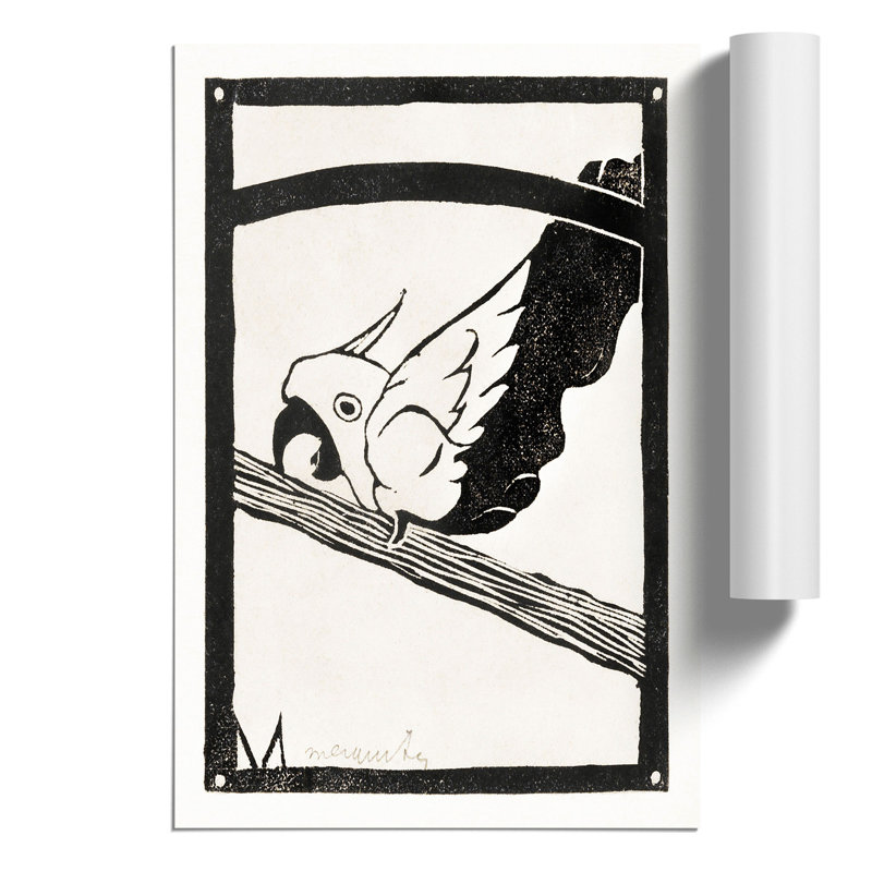 Screaming Cockatoo by Samuel De Mesquita - No Frame Print, 59cm H x 42cm W x 0.1cm D