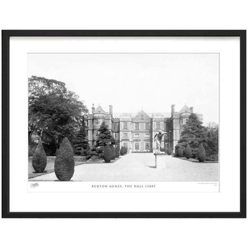 Burton Agnes, The Hall C1885 by Francis Frith - Single Picture Frame Print, 60cm H x 80cm W x 2.3cm D