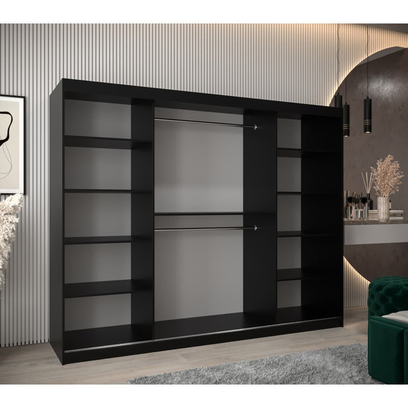 3 Door Manufactured Wood Wardrobe