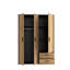 Laur 3 Door Manufactured Wood Wardrobe