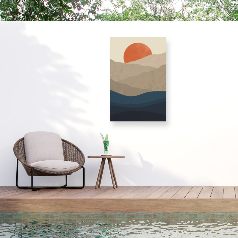 Toile d'extérieur Jay Stanley Mountains 1, H 12 po x l 19 po