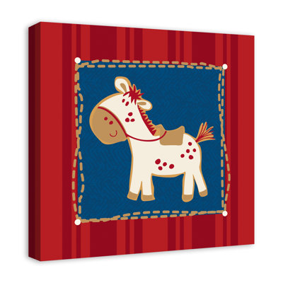 Art sur toile pour cheval dessiné Jule