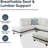 Erville Faux Leather L-Shaped Sectional-1887487709