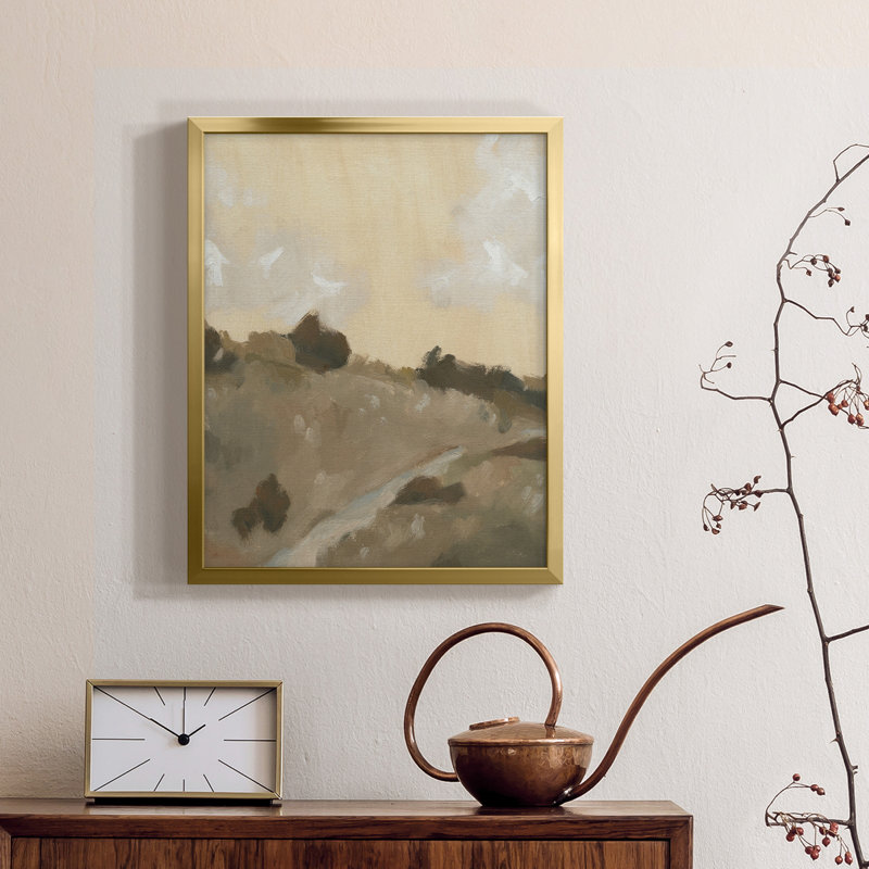 " Hillside Walking Path IV " Painting Print