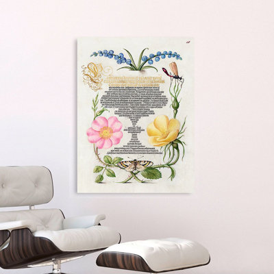 From The Model Book Of Calligraphy, II by Bocskay Hoefnagel - Art Prints on Canvas