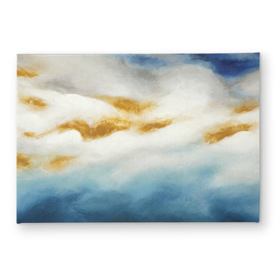 Abstract Landscape - Pattern White Indoor/Outdoor Door Mat