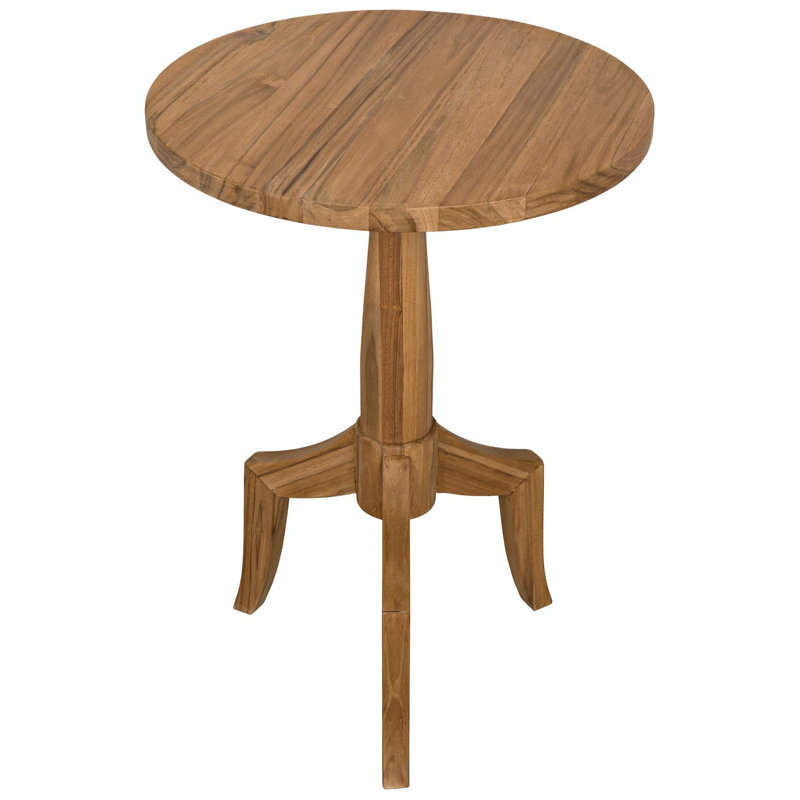 Atomic Solid Wood End Table