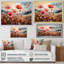 «Countryside Red Poppy Field V», reproduction d'art sur toile-1785646817-1785646816