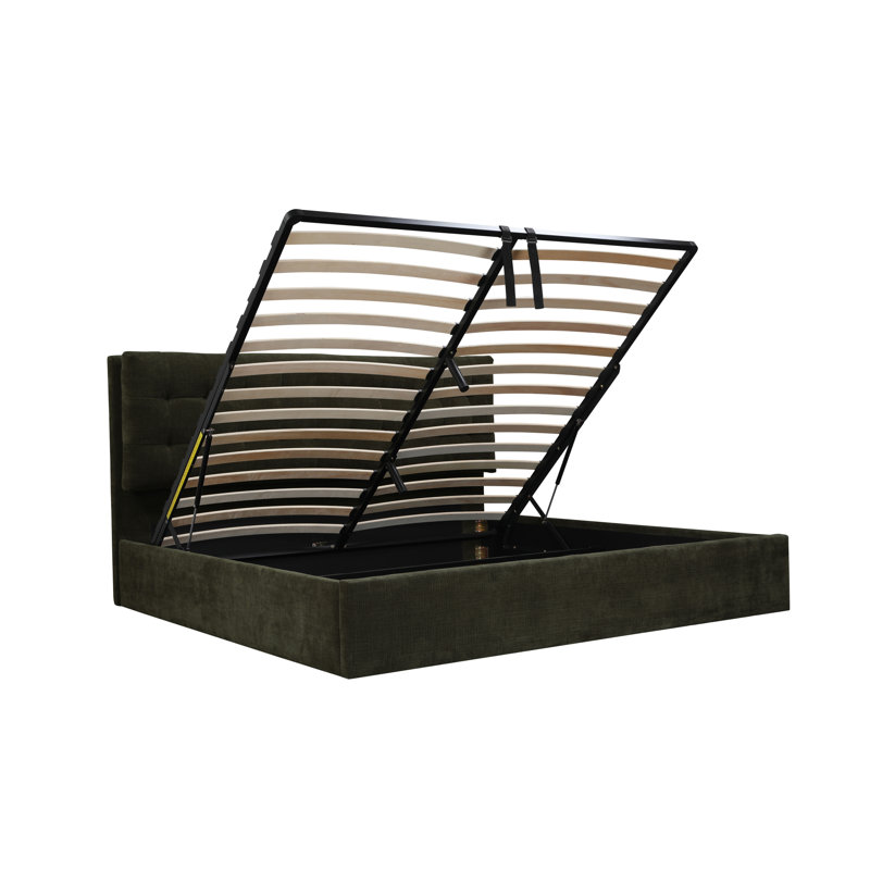 Sebastion Storage Bed, Green, King