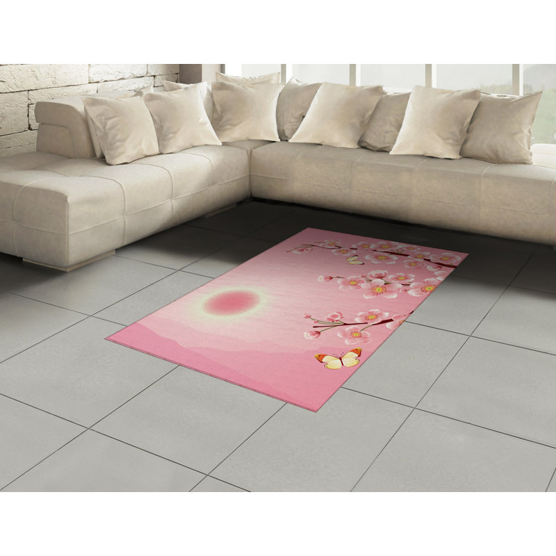 Landscape High Density Long Fiber Poly Threads Decorative Area Rug Carpet, Rectangle 4' x 5'8"