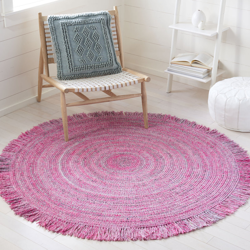 Braided Handmade Performance Rug, Round 4'