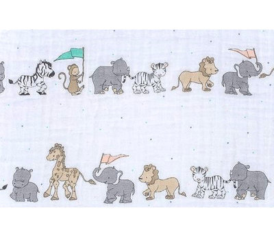 Animals - Piece Standard Crib Fitted Sheet