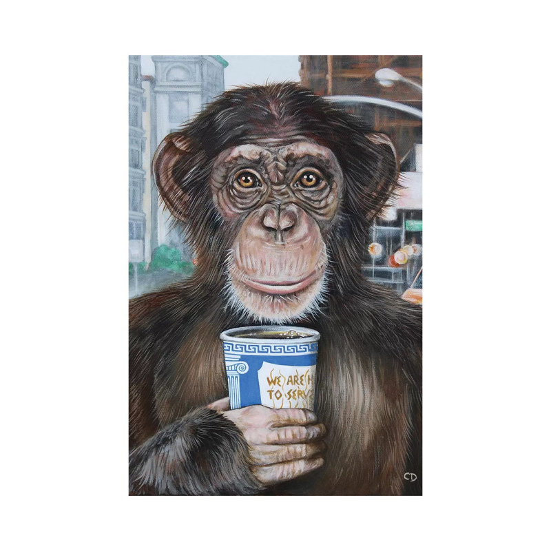 Morning Coffee by Cyndi Dodes - Wrapped Canvas Gallery-Wrapped Canvas Giclée, 152.5 cm H x 101.5 cm W