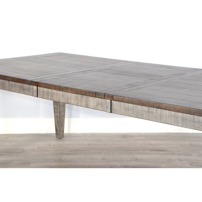Ensemble de table de salle à manger 8 personnes à deux tons 