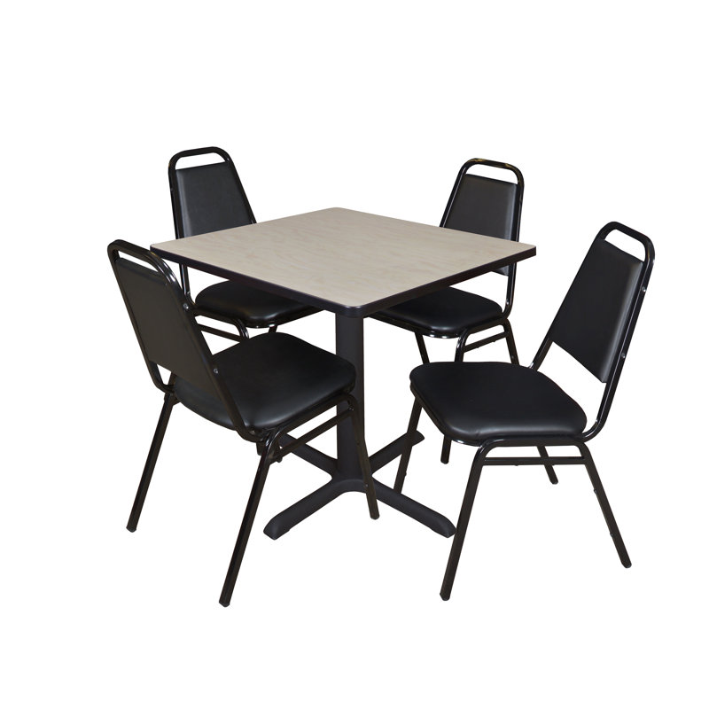 Table de salle à manger Neyland Cain, 29" H x 30" L x 30" W, Érable