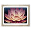 Blissful Lotus Flower - Framed Print-71033893-71033892