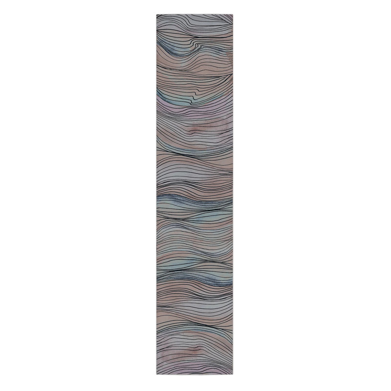 Tapis de couloir Amias, Tapis de couloir 2 pi 9 po x 12 pi