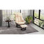 Fauteuil de massage en similicuir avec repose-pieds, bois-43967596